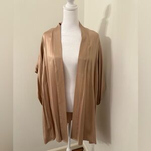 Eileen Fisher Silk Jacket Dusty Rose Size XL NWT
